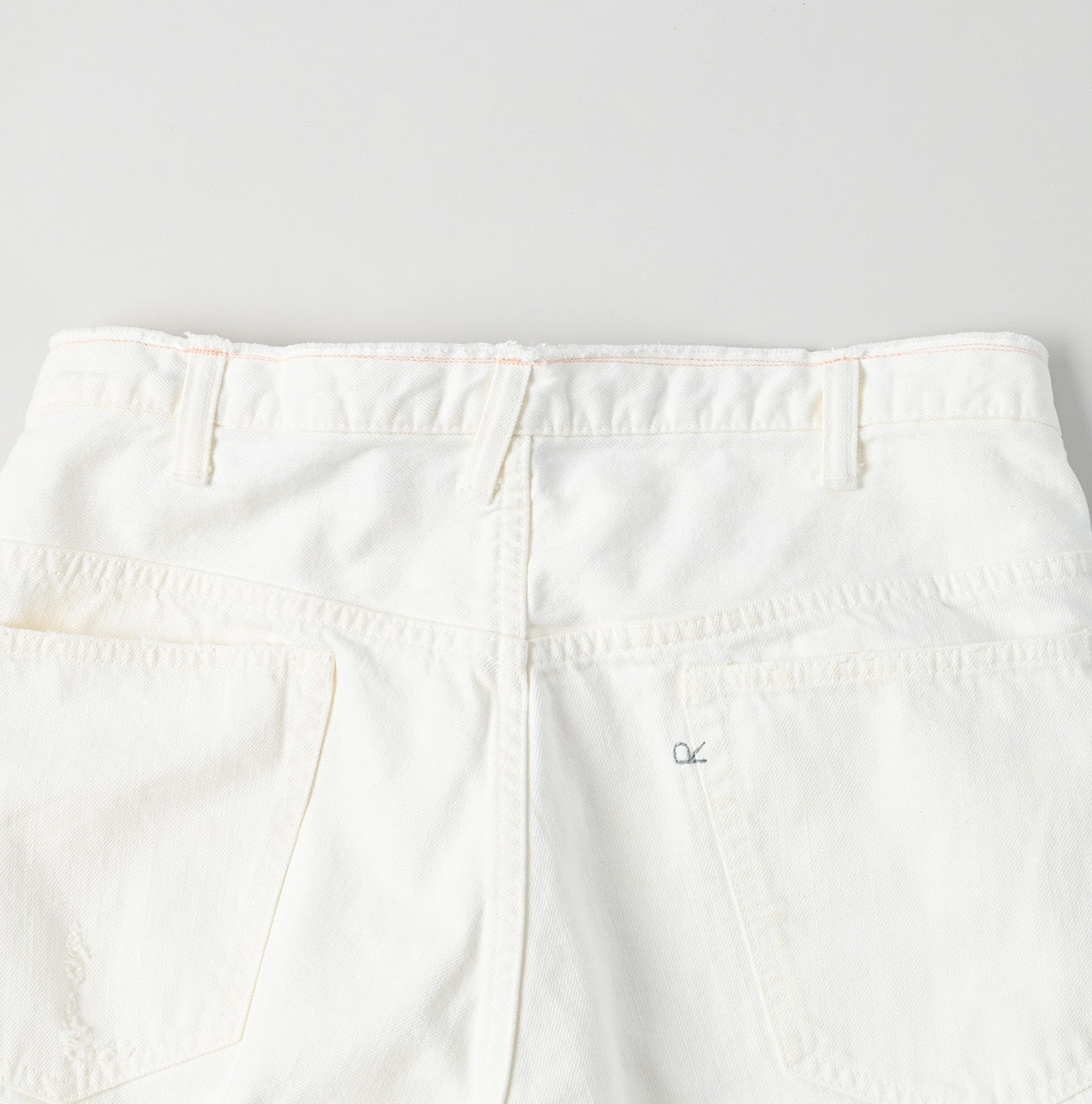 45R Futatabi Rye Mugi Denim Crossover White Anemone