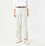 45R Futatabi Rye Mugi Denim Crossover White Anemone