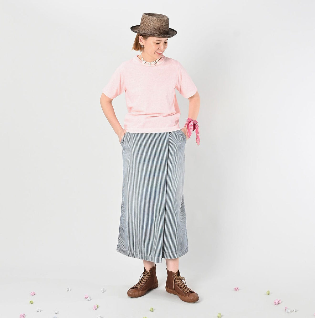 Sakura Dyed 45 Star Short Sleeve T-shirt