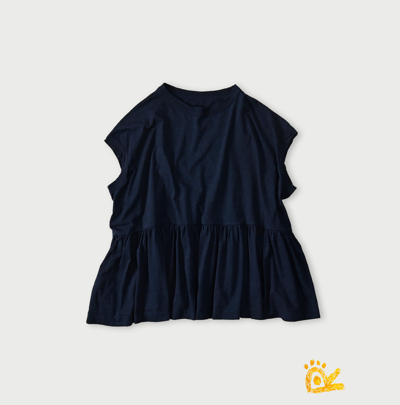 ONEONE Treasure Indigo Gathered M-Camisole - Image 1