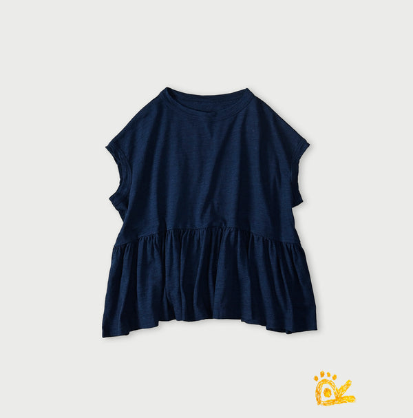 ONEONE Treasure Indigo Gathered M-Camisole