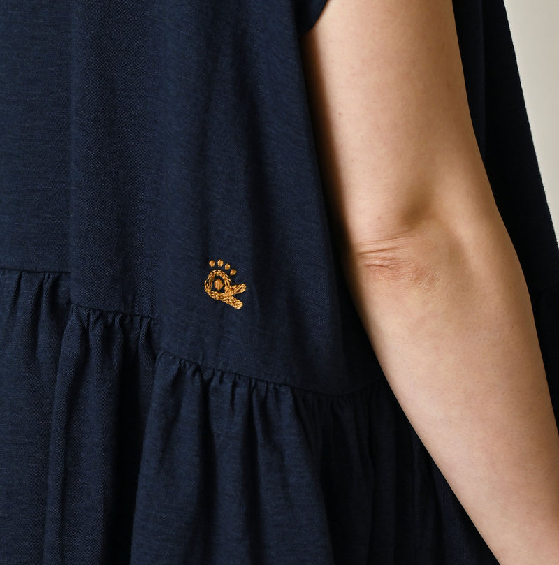 ONEONE Treasure Indigo Gathered M-Camisole - Image 17