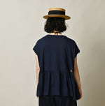 ONEONE Treasure Indigo Gathered M-Camisole