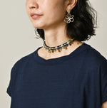 ONEONE Treasure Indigo Gathered M-Camisole