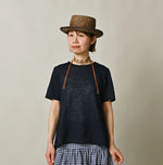 45R Indigo Gima Flare T-shirt