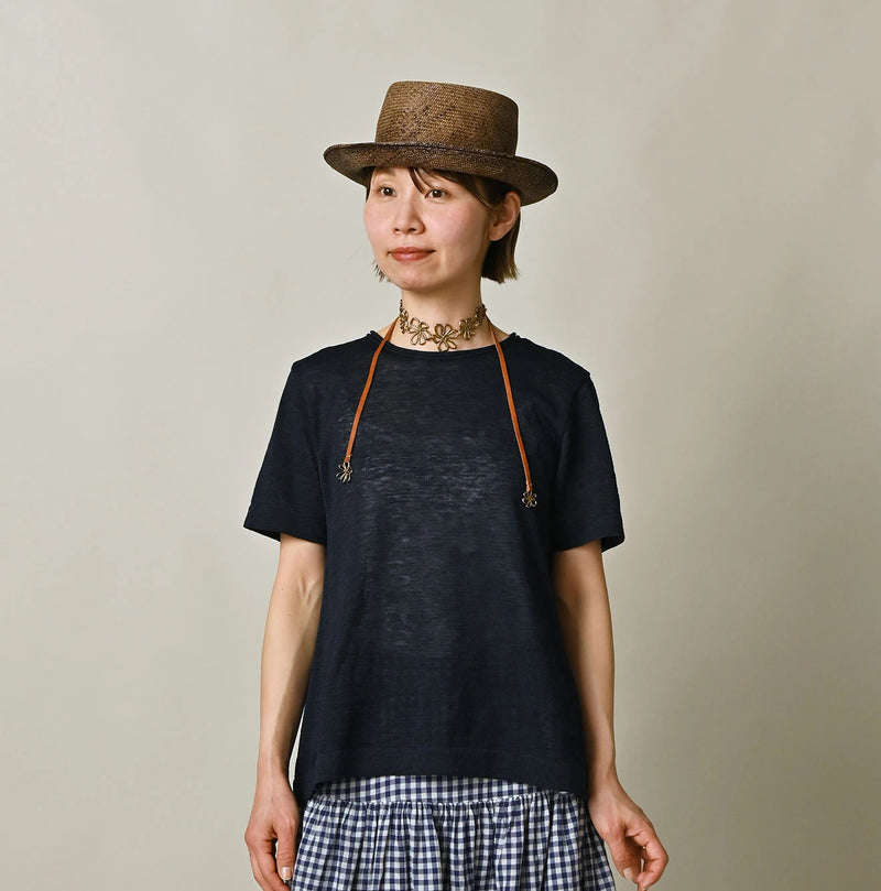 45R Indigo Gima Flare T-shirt - Image 3