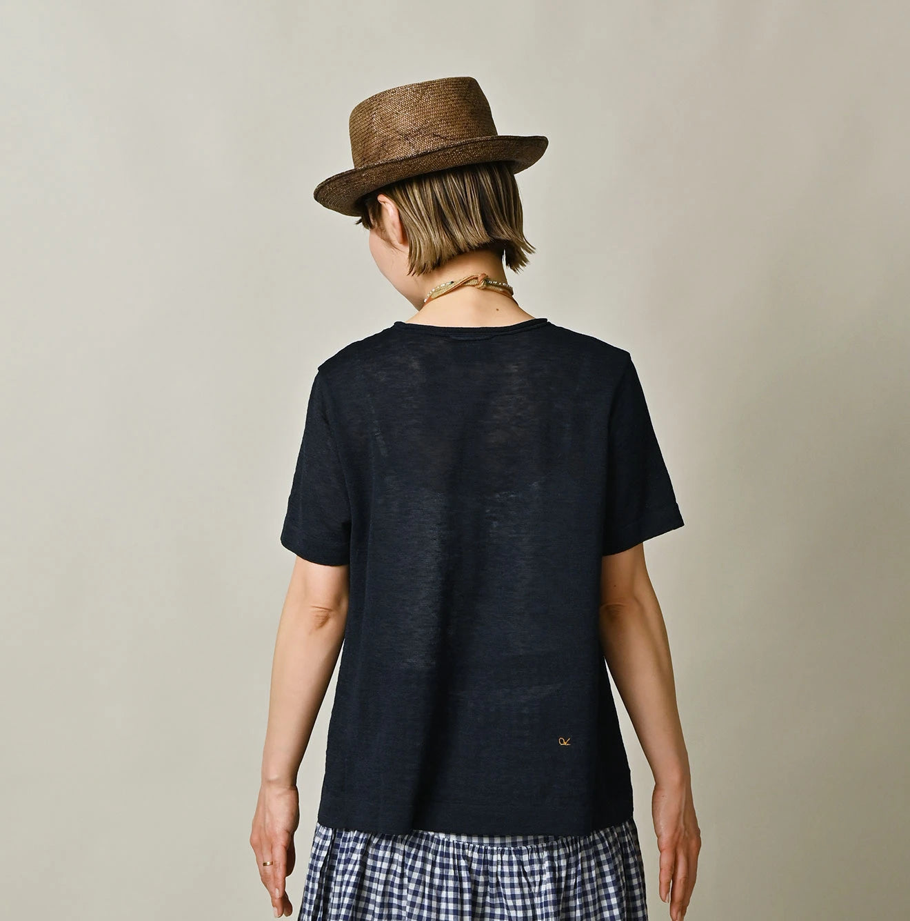 45R Indigo Gima Flare T-shirt - Image 5