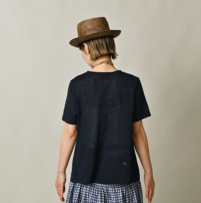 45R Indigo Gima Flare T-shirt - Image 5