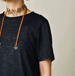 45R Indigo Gima Flare T-shirt
