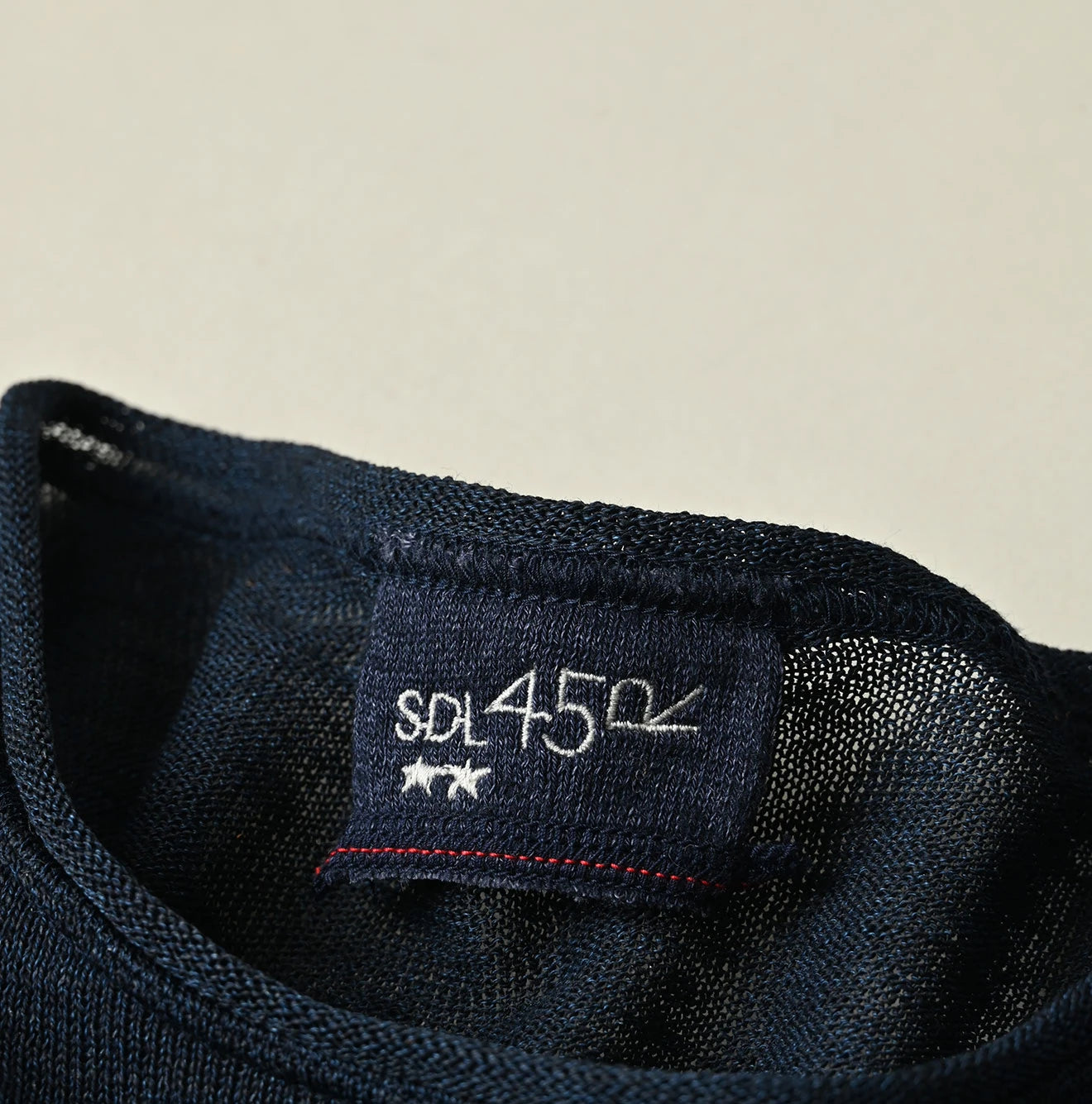 45R Indigo Gima Flare T-shirt