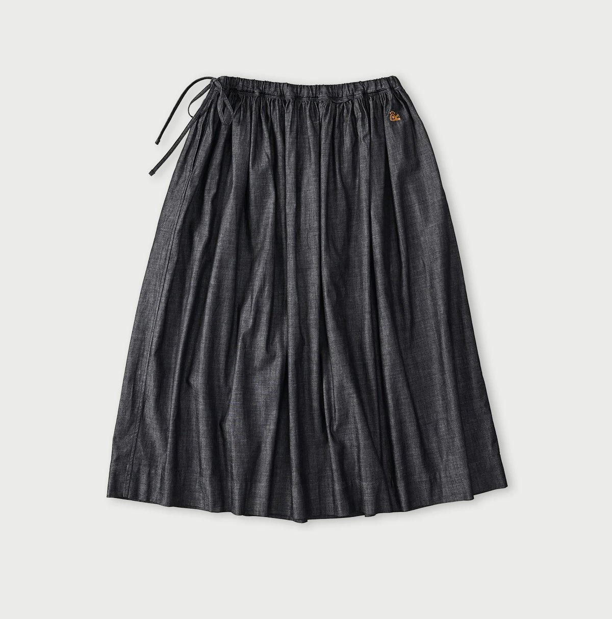 45R ONEONE Indigo Easy Gathered Skirt