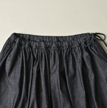 45R ONEONE Indigo Easy Gathered Skirt