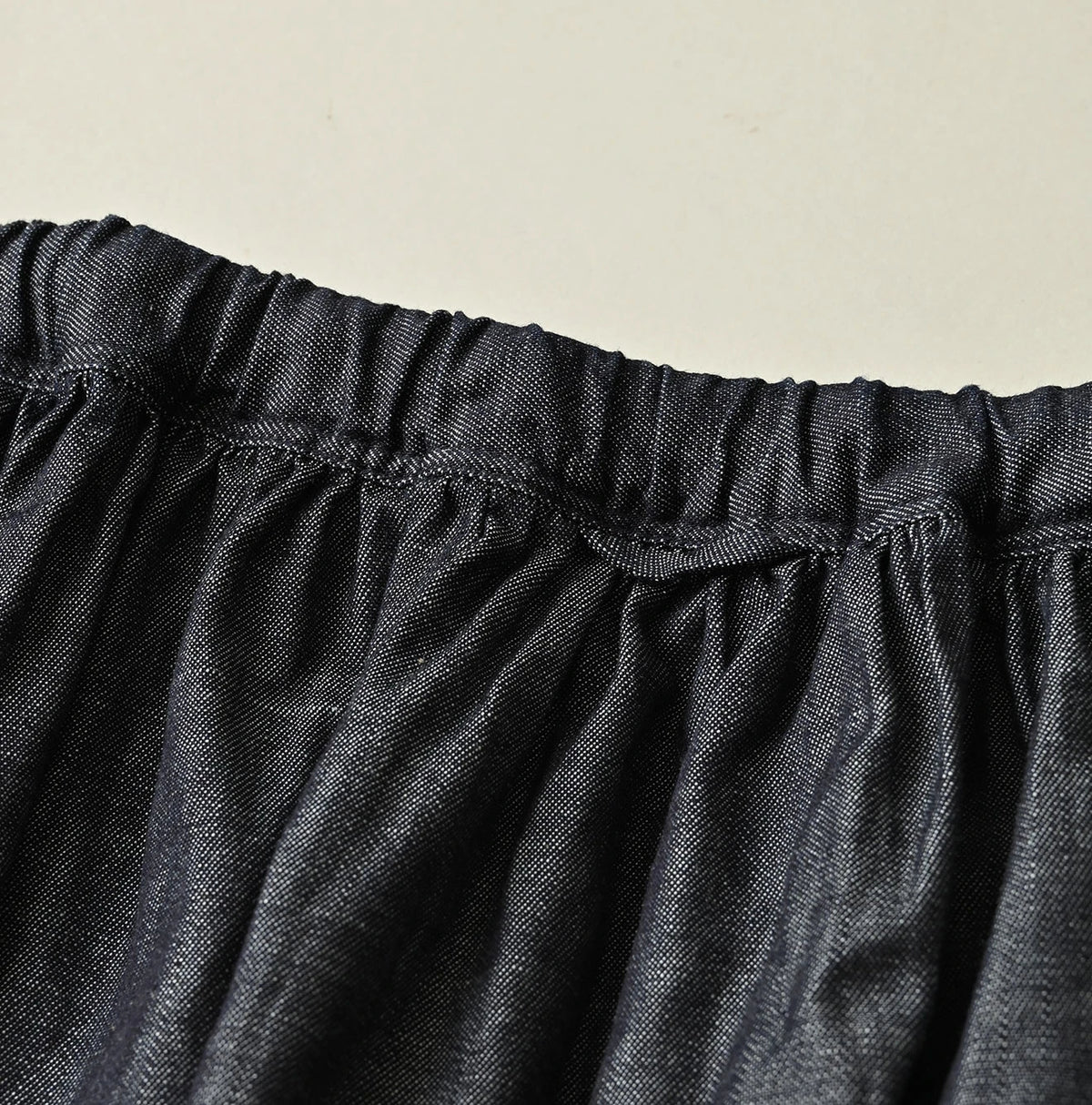 45R ONEONE Indigo Easy Gathered Skirt