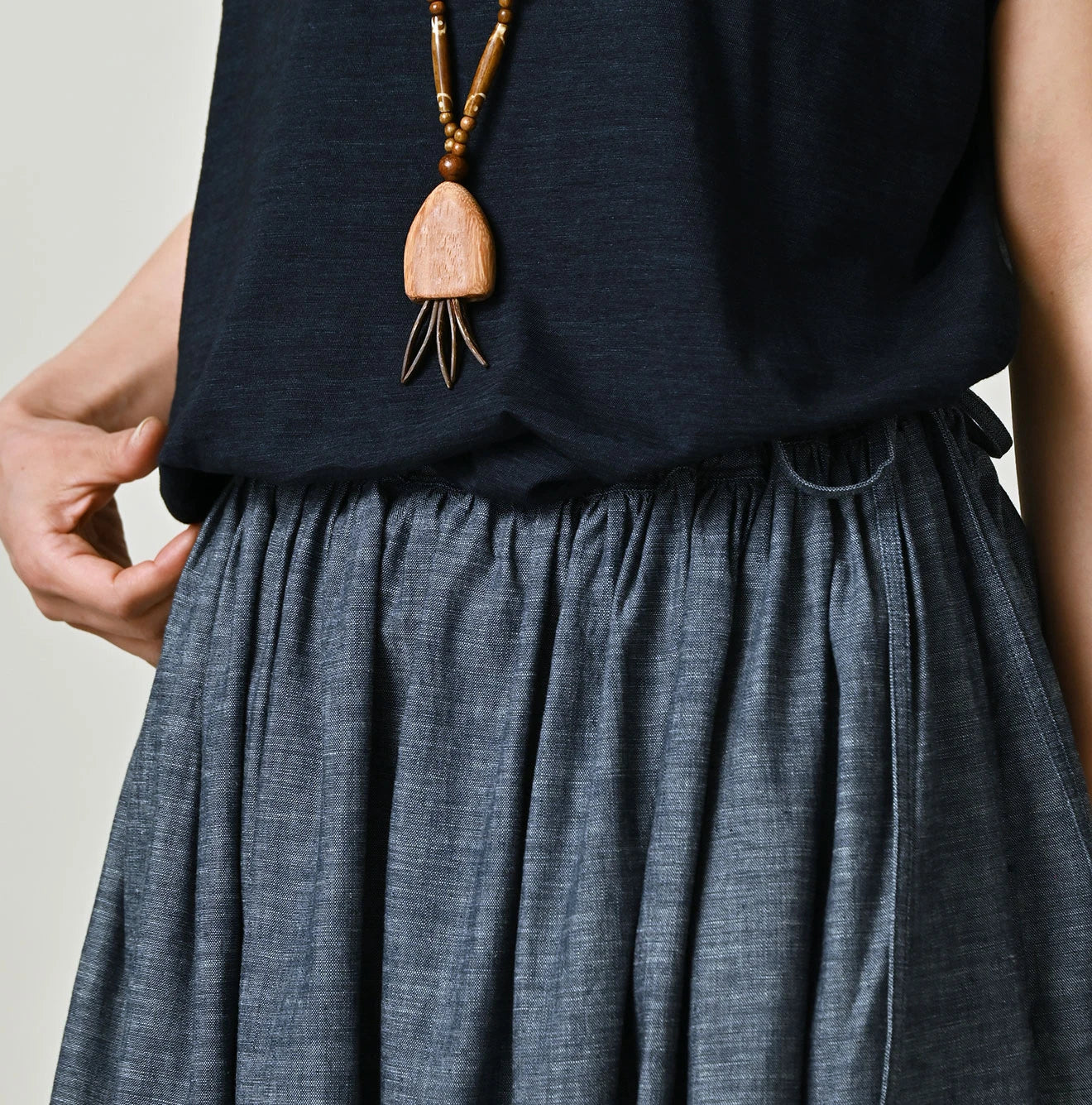 45R ONEONE Easy Gathered Skirt - Image 6