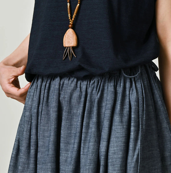 45R ONEONE Easy Gathered Skirt