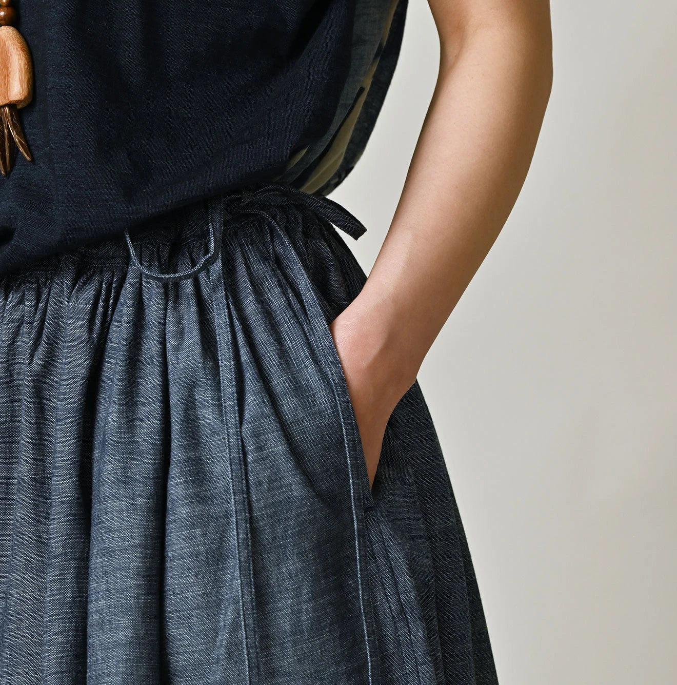 45R ONEONE Easy Gathered Skirt - Image 7