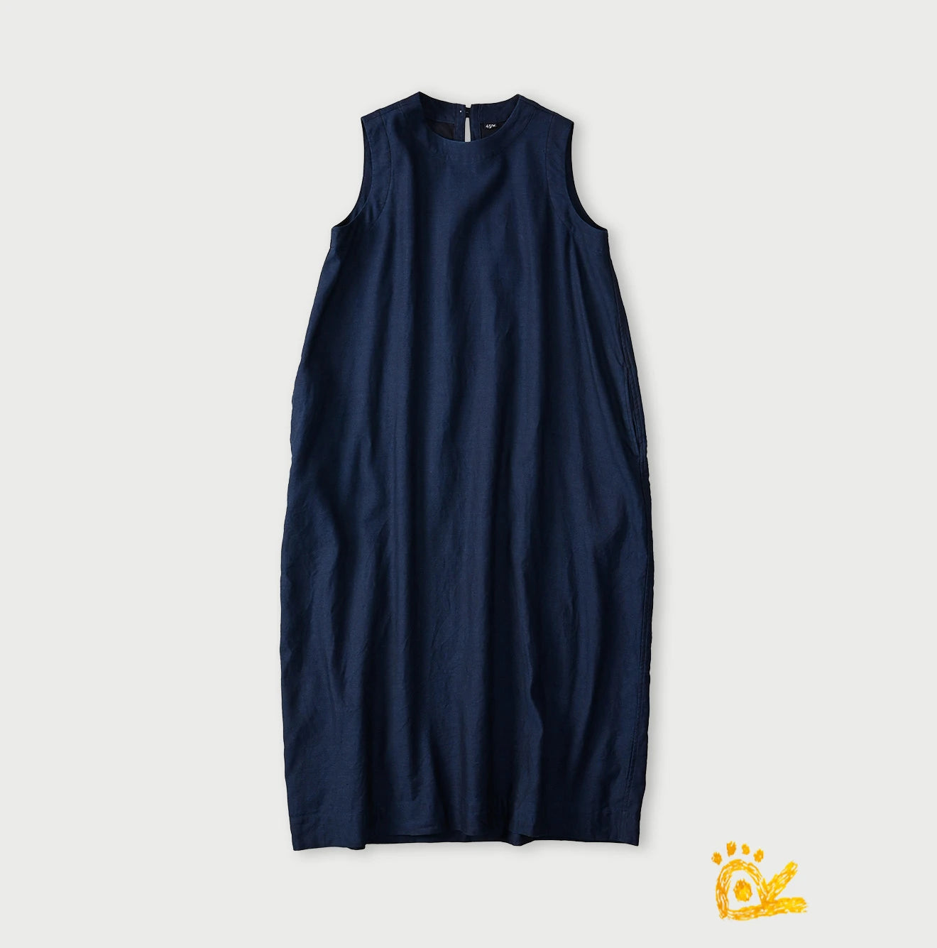 45R ONEONE Indigo Sleeveless Dress - Image 2