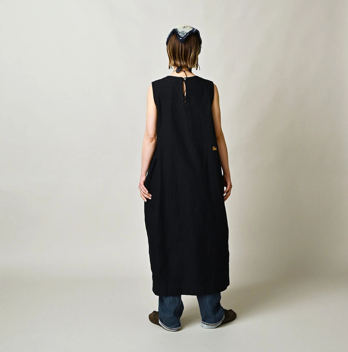 45R ONEONE Indigo Sleeveless Dress
