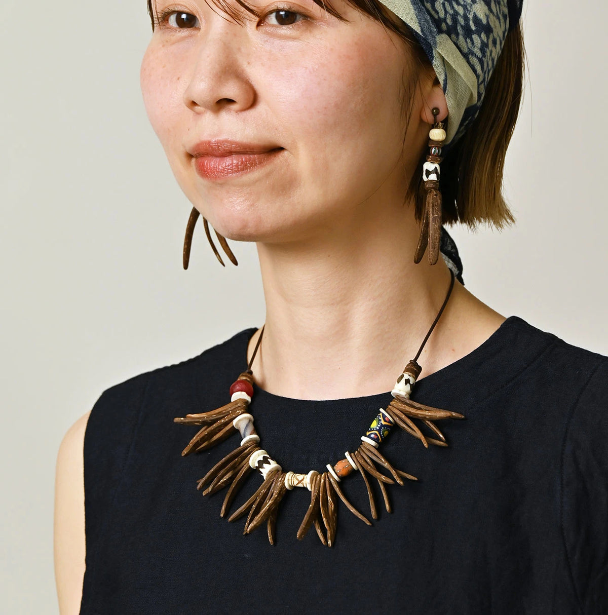 45R ONEONE Indigo Sleeveless Dress