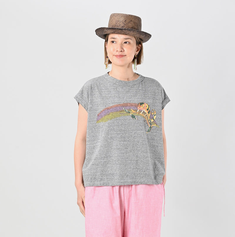 45R Bétach Rainbow Chameleon M-camisole (Top dyed)