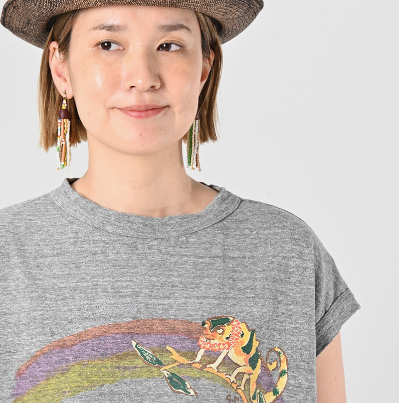 45R Bétach Rainbow Chameleon M-camisole (Top dyed)