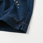 45R Indigo Chameleon Embroidery 908 T-shirt