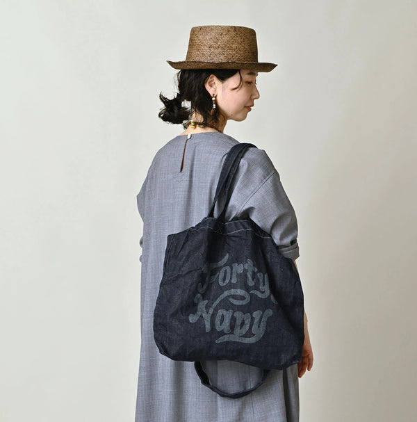 45R ONEONE Indigo 45 Star Tote Bag Medium