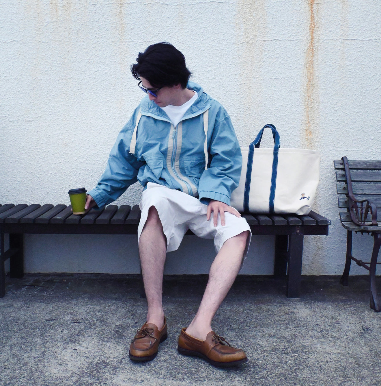 45R Hayama 504Oxford 908 Hooded Blouson - Image 13