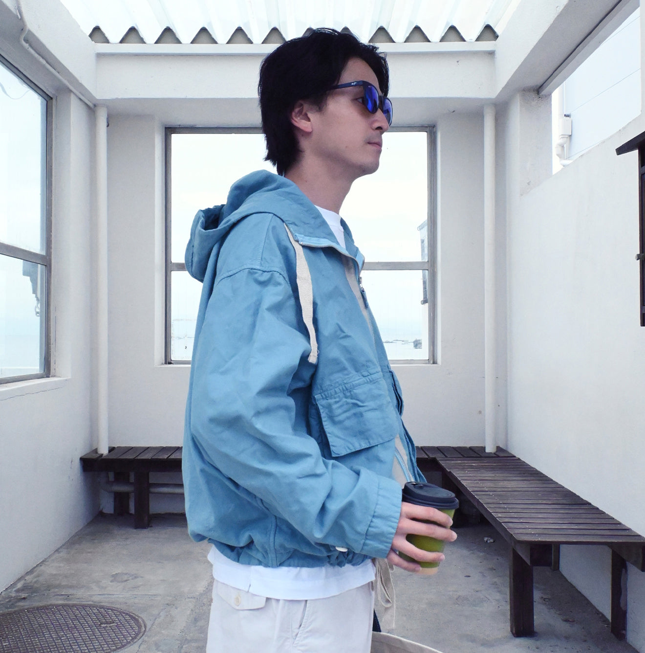 ジャケット・アウター haamama Hayama 504Oxford 908 Hooded Blouson | 45R Official Online