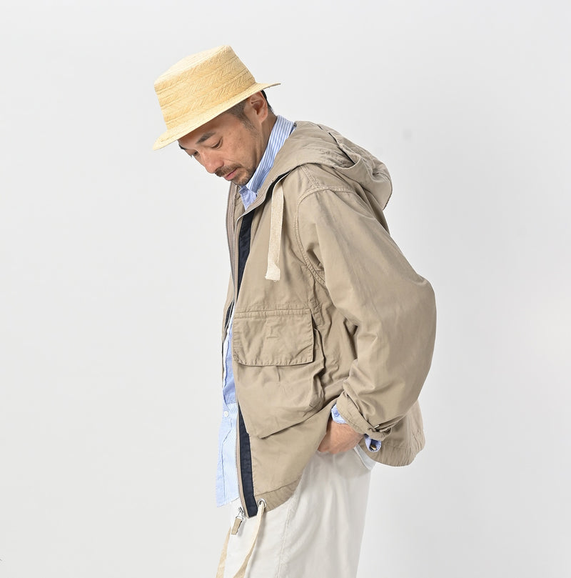 Hayama 504Oxford 908 Hooded Blouson (Size 2) - Image 8