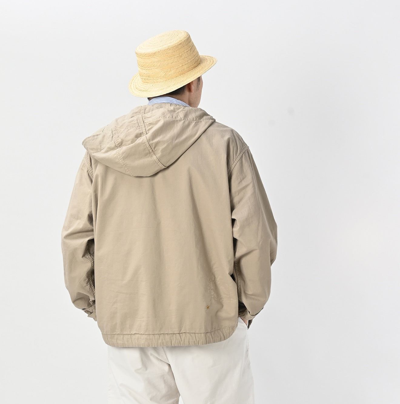 Hayama 504Oxford 908 Hooded Blouson (Size 2) - Image 16