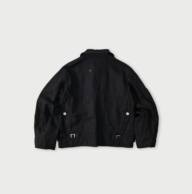 HAYAMA Indigo Linen 908 Deck Jacket - Image 18