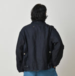 HAYAMA Indigo Linen 908 Deck Jacket