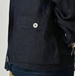 HAYAMA Indigo Linen 908 Deck Jacket