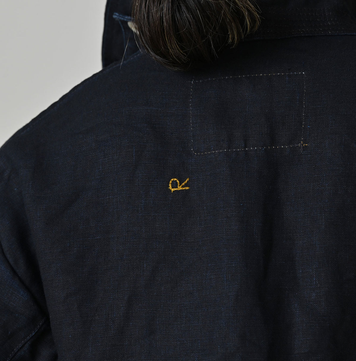 HAYAMA Indigo Linen 908 Deck Jacket