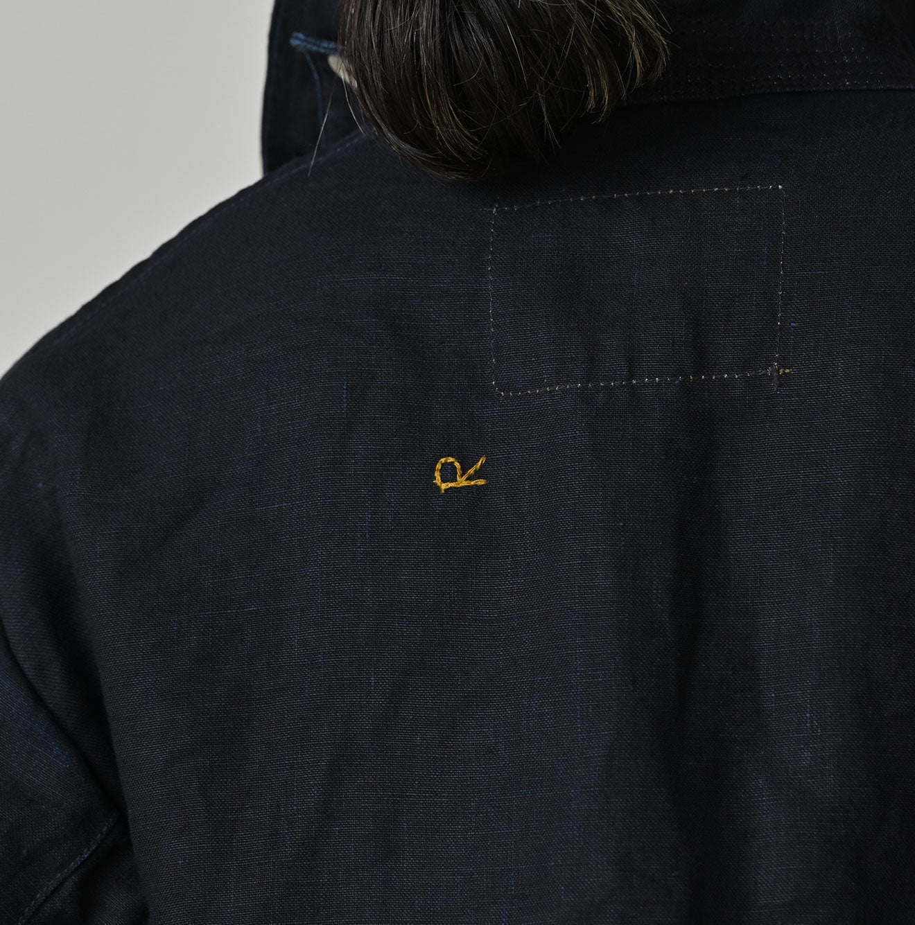 HAYAMA Indigo Linen 908 Deck Jacket - Image 15