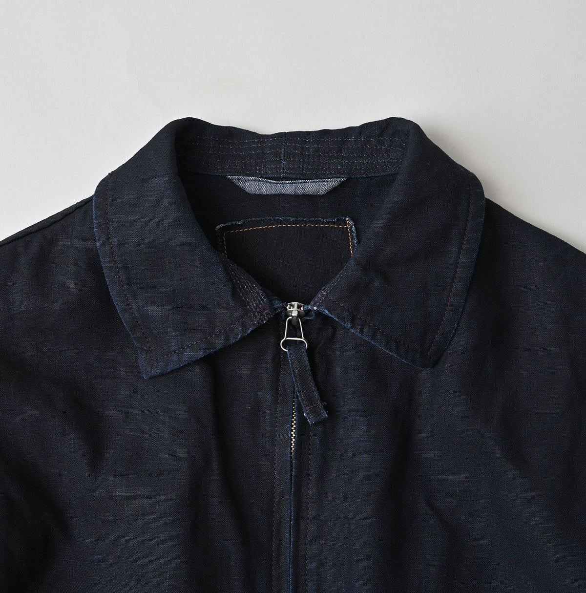 HAYAMA Indigo Linen 908 Deck Jacket