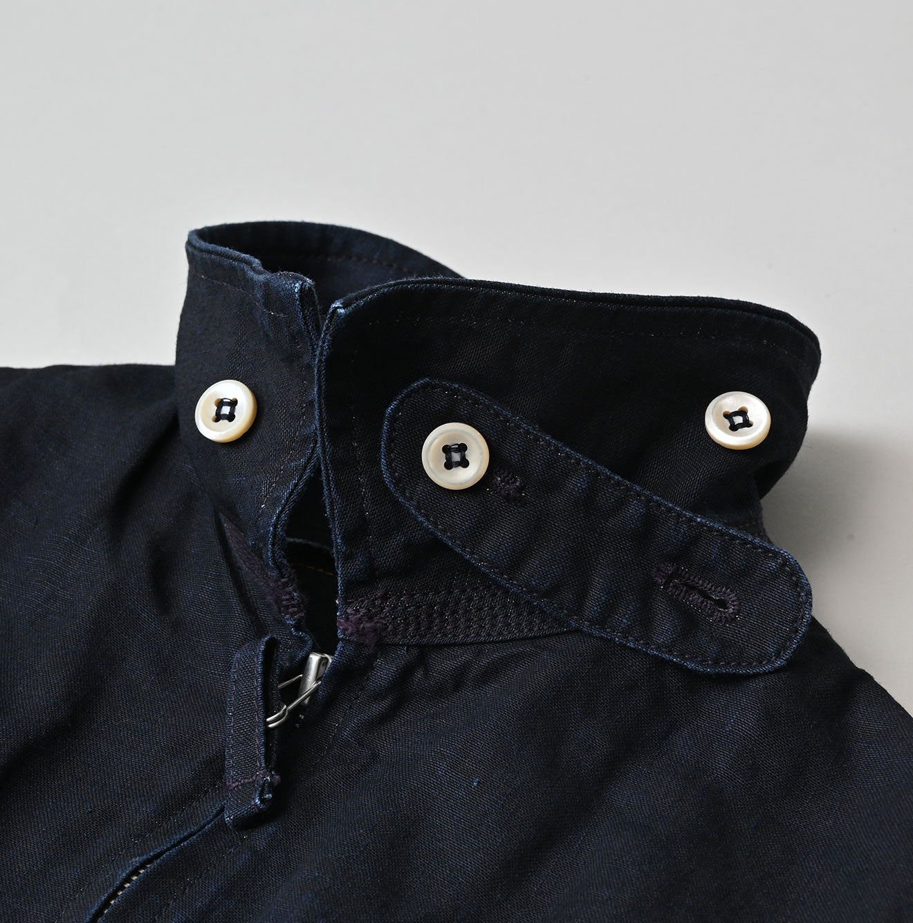 HAYAMA Indigo Linen 908 Deck Jacket - Image 20