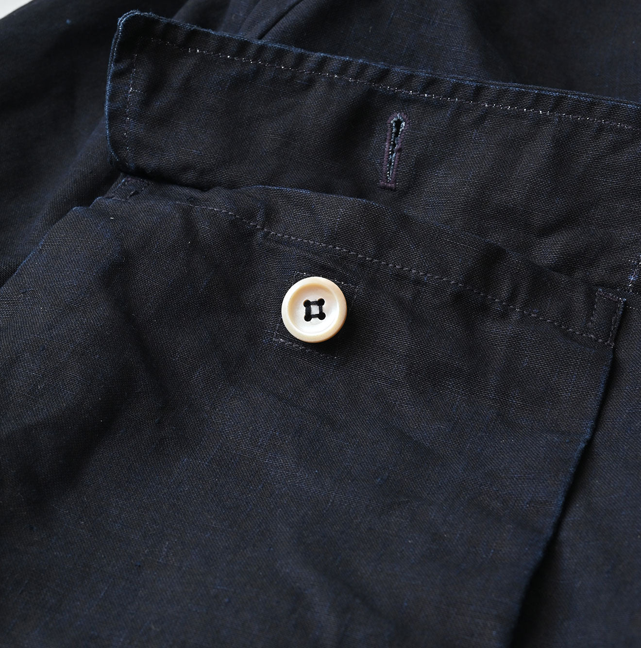 HAYAMA Indigo Linen 908 Deck Jacket - Image 23