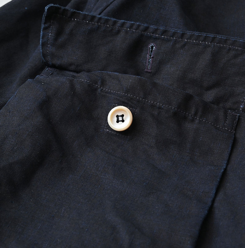 HAYAMA Indigo Linen 908 Deck Jacket - Image 23