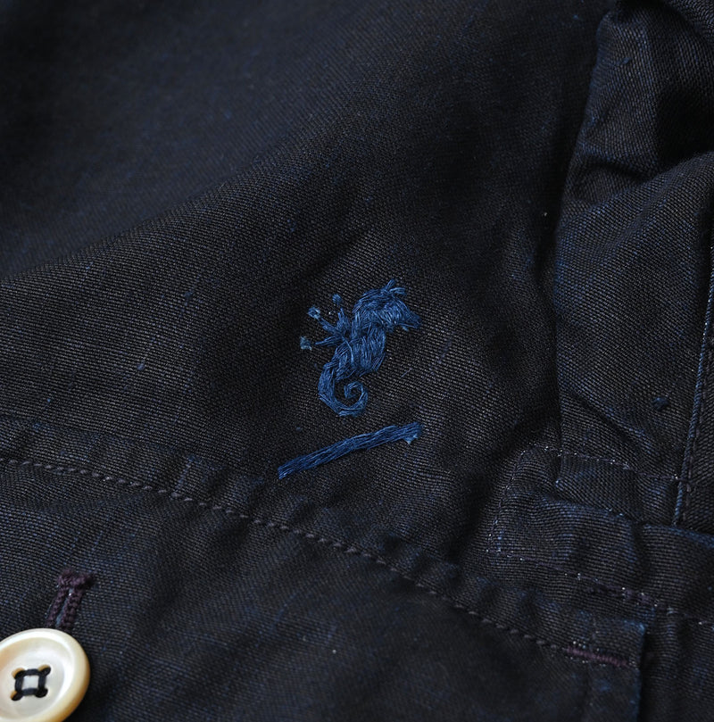 HAYAMA Indigo Linen 908 Deck Jacket - Image 24