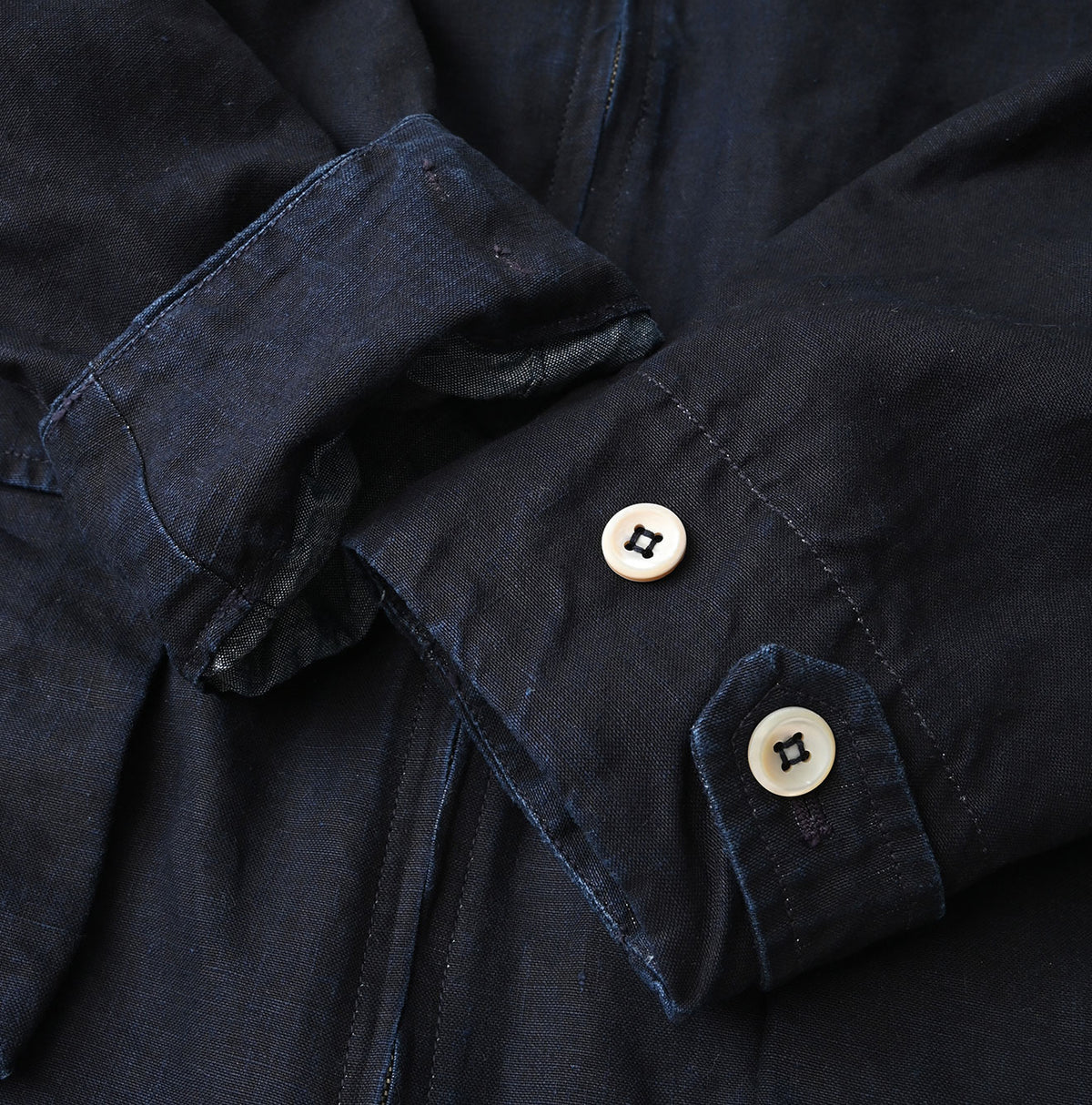 HAYAMA Indigo Linen 908 Deck Jacket