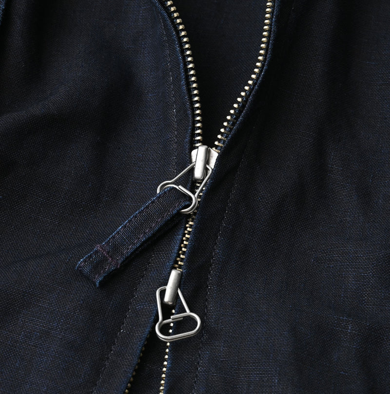 HAYAMA Indigo Linen 908 Deck Jacket - Image 26