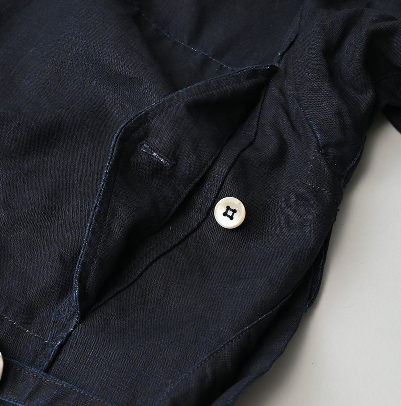 HAYAMA Indigo Linen 908 Deck Jacket - Image 27