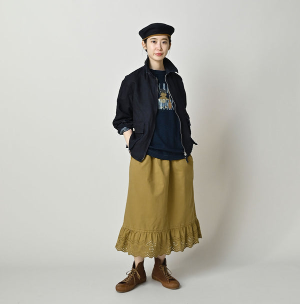 HAYAMA Indigo Linen 908 Deck Jacket