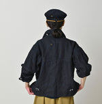 HAYAMA Indigo Linen 908 Deck Jacket
