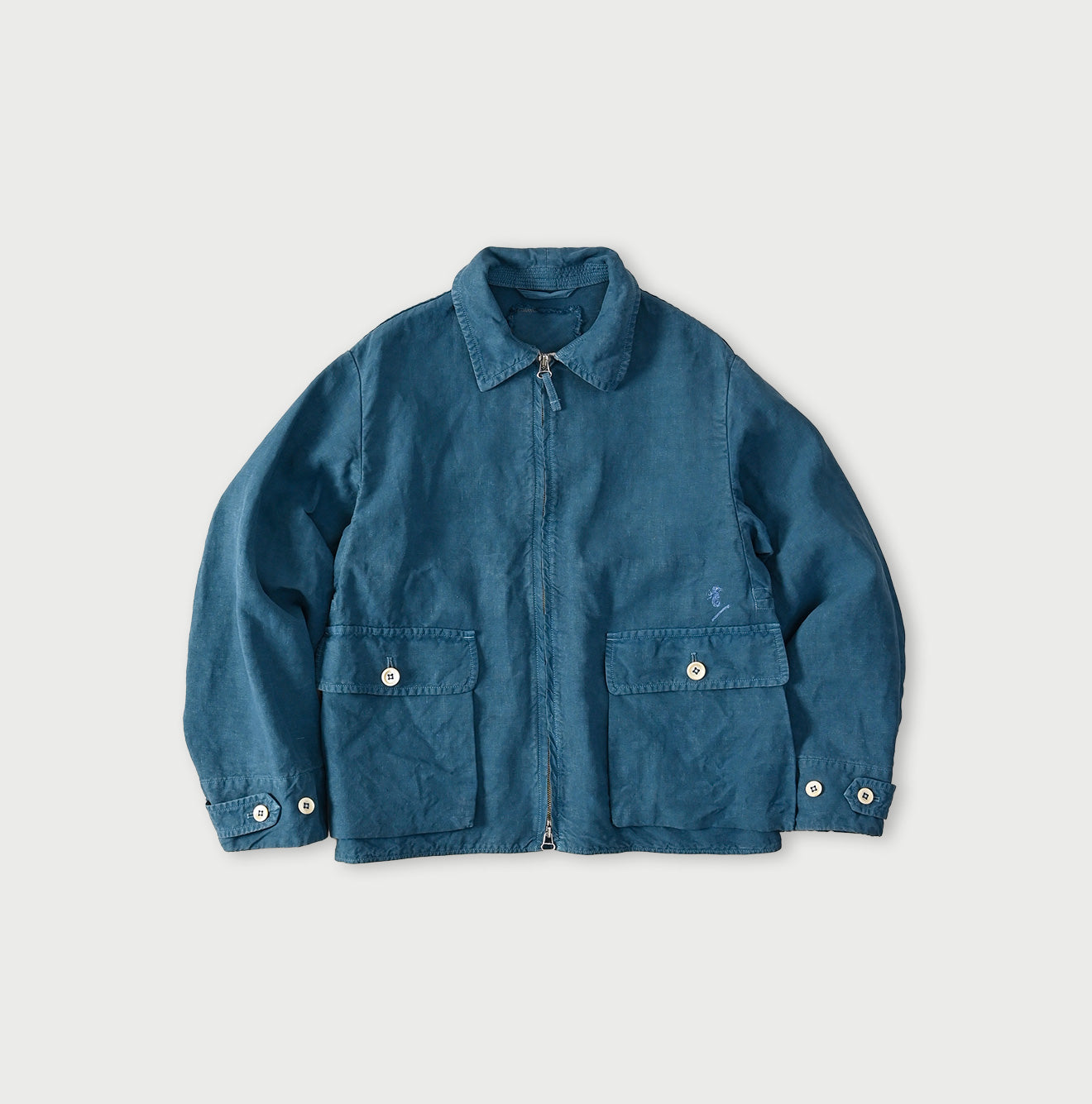 HAYAMA Linen 908 Deck Jacket - Image 2