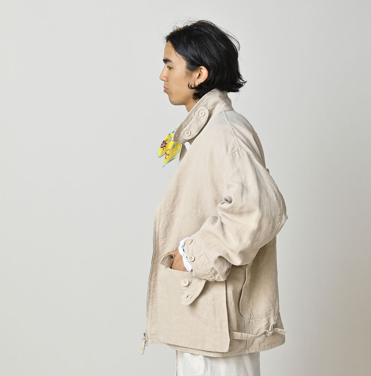 HAYAMA Linen 908 Deck Jacket