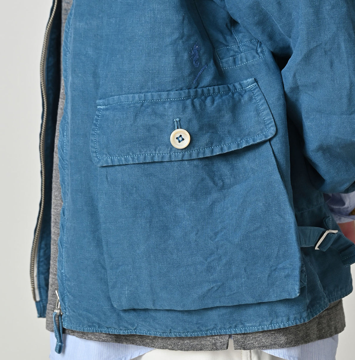 HAYAMA Linen 908 Deck Jacket