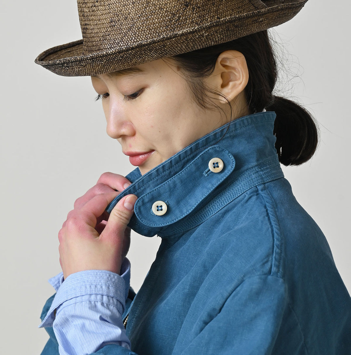 HAYAMA Linen 908 Deck Jacket